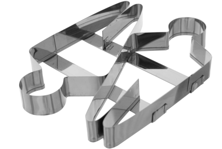 Totul pentru Cofetarie, Patiserie,Pizza - Decupator inox Turta dulce Ø 25 cm