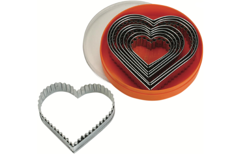 Totul pentru Cofetarie, Patiserie,Pizza - Set decupatoare Inox 9 piese