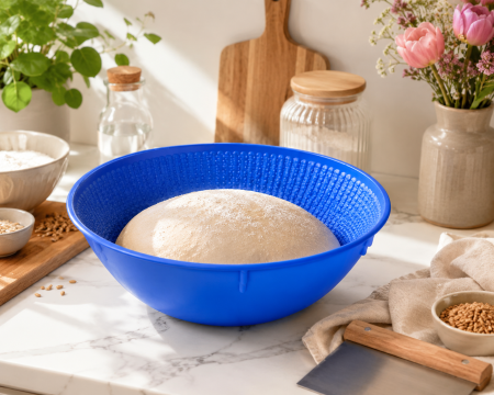 Totul pentru Brutarie - Cos dospire rotund polipropilena, Ø25 cm - 1.5 kg
