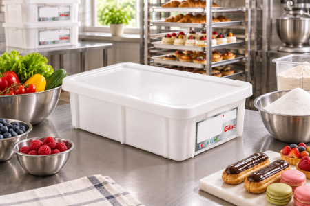 Accesorii Horeca/Depozitare/Transport - Cutie cu capac depozitare transport alimente 25 L
