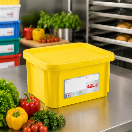 Accesorii Horeca/Depozitare/Transport - Cutie cu capac depozitare transport alimente 15 L