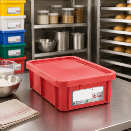 Accesorii Horeca/Depozitare/Transport - Cutie cu capac depozitare transport alimente 25 L