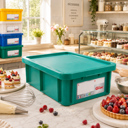 Accesorii Horeca/Depozitare/Transport - Cutie cu capac depozitare transport alimente 25 L