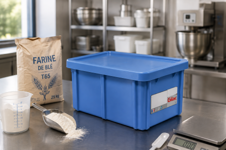 Accesorii Horeca/Depozitare/Transport - Cutie Cu Capac Depozitare - Transport Alimente 35 L