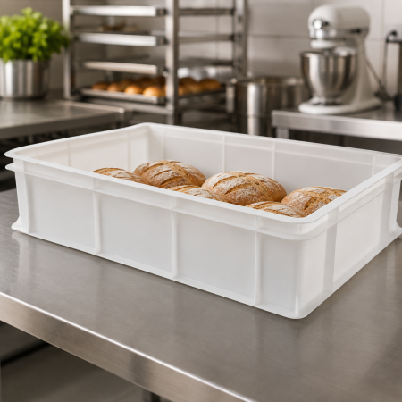 Accesorii Horeca/Depozitare/Transport - Cutie Depozitare Transport Alimente, 60x40xh13 cm, Capacitate 23 L