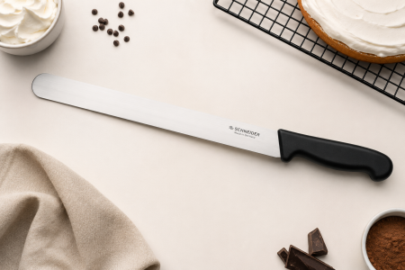 Totul pentru Cofetarie, Patiserie,Pizza - Cutit cofetar lama neteda L 36 cm