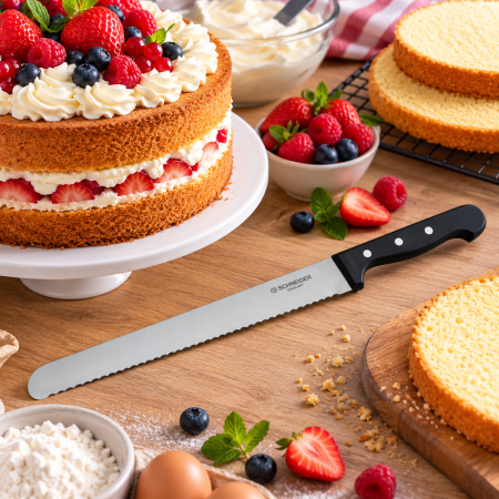 Cutite Patiserie - Cutit cofetar lama zimtata L 26 cm