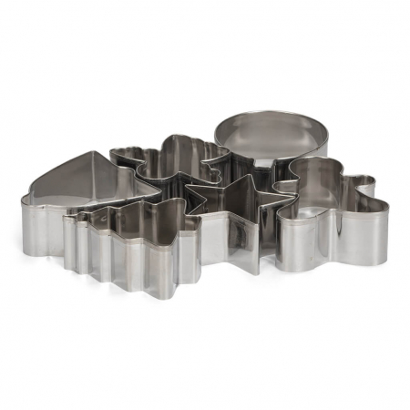Decupatoare Sarbatori - Decupatoare inox Forme Craciun, Cutie 6buc - 01994