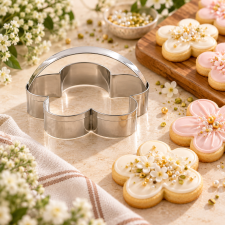 Totul pentru Cofetarie, Patiserie,Pizza - Decupator inox forma floare