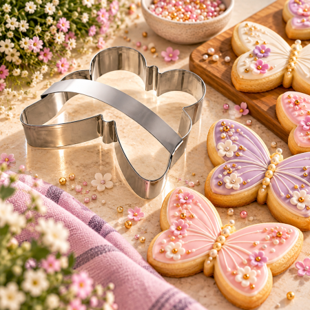 Totul pentru Cofetarie, Patiserie,Pizza - Decupator inox forma fluture