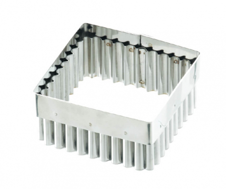 Geometrice - Decupator inox forma Patrat ondulat