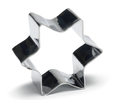 Geometrice - Decupator Inox Forma Stea, 6cm 1924