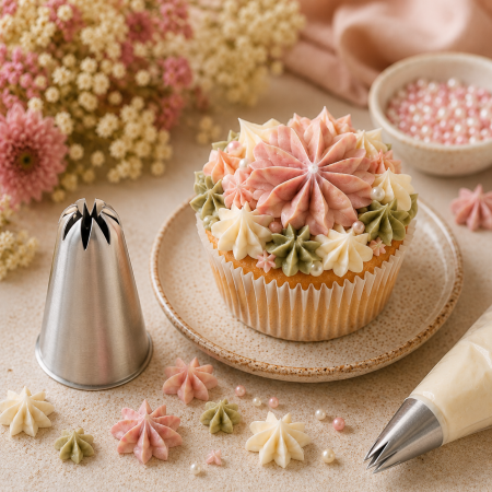 Totul pentru Cofetarie, Patiserie,Pizza - Dui / sprit forma floare deschisa Ø6 mm