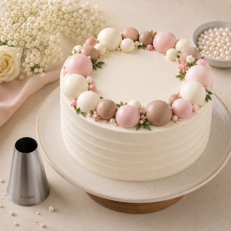Totul pentru Cofetarie, Patiserie,Pizza - Dui / sprit forma rotunda Ø18 mm