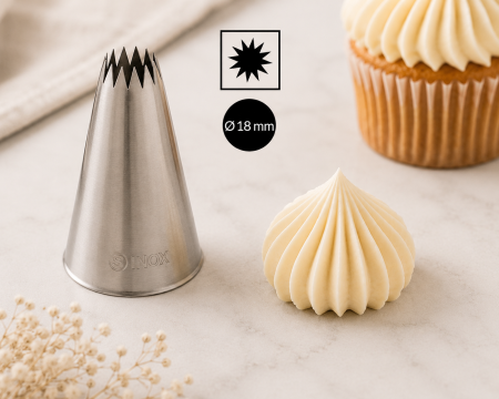 Duiuri, Sprituri Decorare - Dui / sprit forma stea deschisa Ø18mm