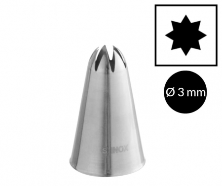 Duiuri, Sprituri Decorare - Dui / Sprit Forma Stea inchisa Ø3mm - 197321