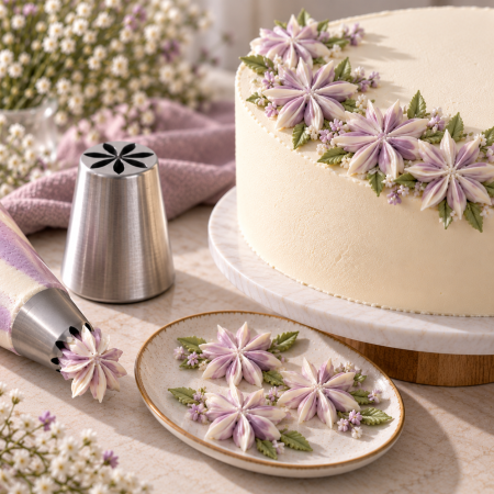 Totul pentru Cofetarie, Patiserie,Pizza - Dui / sprit rusesc floare 8 petale