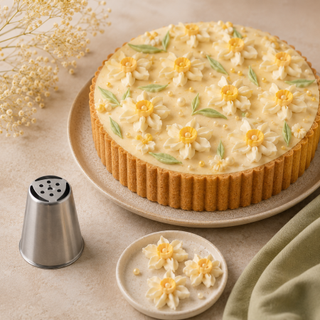Totul pentru Cofetarie, Patiserie,Pizza - Dui / sprit rusesc floare narcisa Ø25 mm