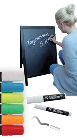 Totul pentru Cofetarie, Patiserie,Pizza - Marker de Creta GALBEN  15 mm - 198912