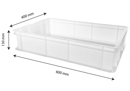Accesorii Horeca/Depozitare/Transport - Cutie Depozitare Transport Alimente, 60x40xh13 cm, Capacitate 23 L
