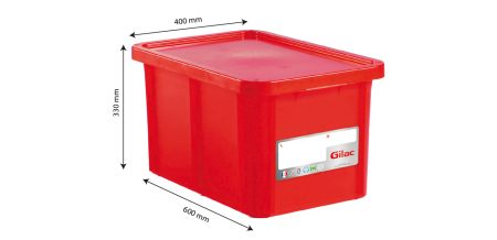 Accesorii Horeca/Depozitare/Transport - Cutie Cu Capac Depozitare - Transport Alimente 55 L