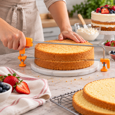 Cutite Patiserie - Fierastrau cutit pentru taiat torturi si prajituri