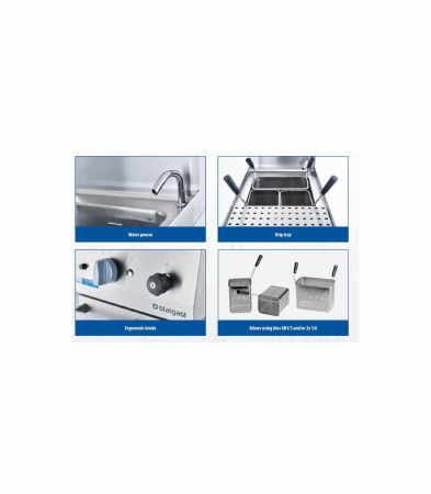 Fierbător paste Electric, 15 kg/h, 6kW, dulap închis, linia 700 [2]