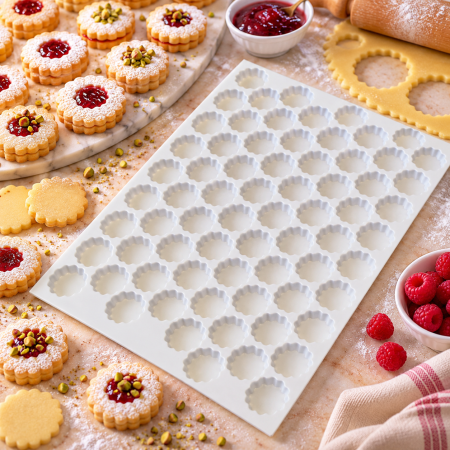 Totul pentru Cofetarie, Patiserie,Pizza - Foaie de taiat rotund ondulat Ø 4.5 cm