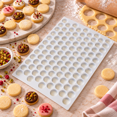 Totul pentru Cofetarie, Patiserie,Pizza - Foaie de taiat rotund simplu Ø 3.5 cm