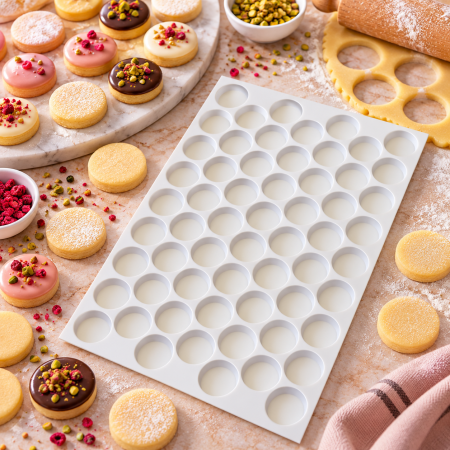 Totul pentru Cofetarie, Patiserie,Pizza - Foaie de taiat rotund ondulat Ø 5.3 cm