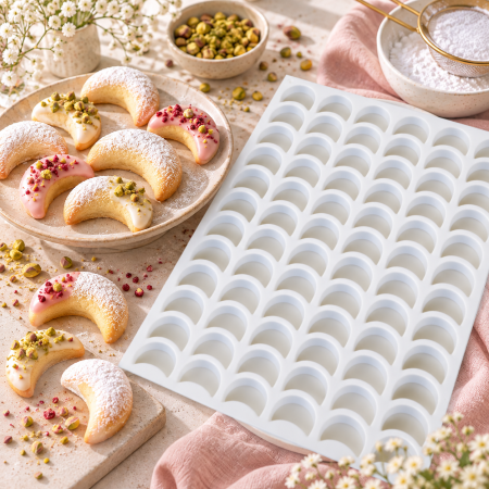 Totul pentru Cofetarie, Patiserie,Pizza - Foaie de taiat semiluna  Ø 4.8 cm