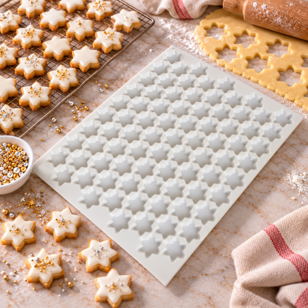 Totul pentru Cofetarie, Patiserie,Pizza - Foaie de taiat stea simpla Ø 3.5 cm