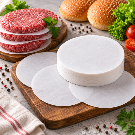 Totul pentru Brutarie - Folii pentru Hamburger 130 mm