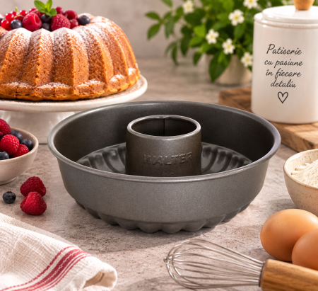Tavi,Retine Pizza - Forma de Copt Rotunda, con Teflonat WALTER - 3.60l