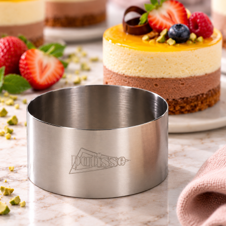 Forme Metal - Forma inox rotunda mousse Ø 70 mm