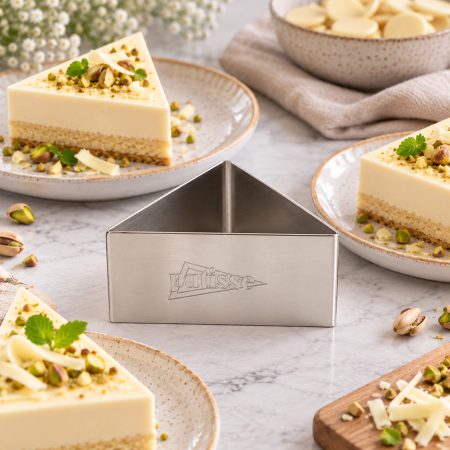 Totul pentru Cofetarie, Patiserie,Pizza - Forma inox triunghi mousse 70 mm