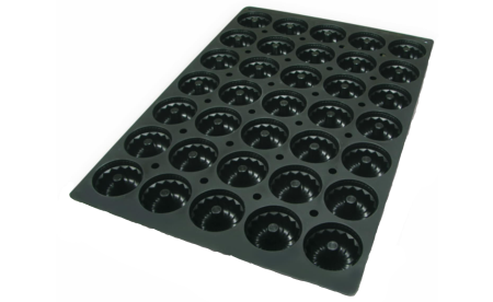 Forme Silicon - Forma silicon "GUGELHUPF"  60X40 CM - 35 alveole