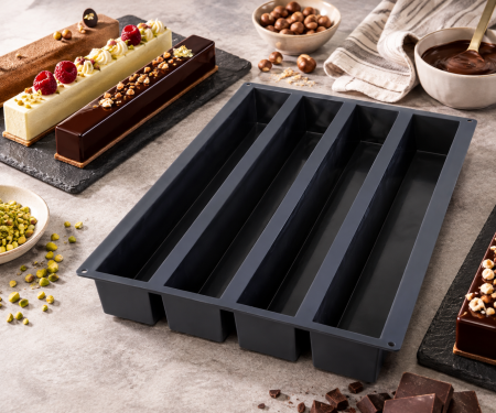 Forma silicon "FLUTING"  60X40 CM - 4 alveole