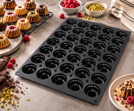 Forma silicon GUGELHUPF 60X40 CM - 35 alveole