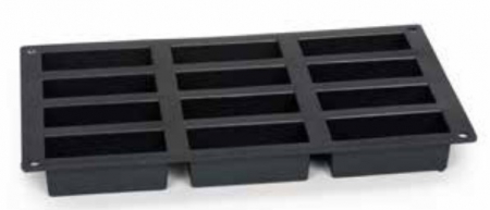 Forme Silicon - Forma silicon MINI CAKE 11 x 6 x h4 cm, 12 cavitati