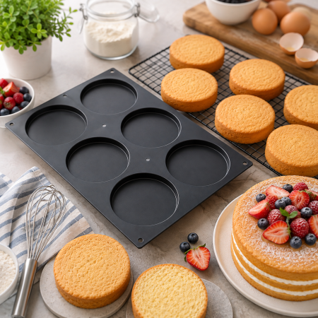 Forma silicon sponge cake 60X40 cm 6 alveole