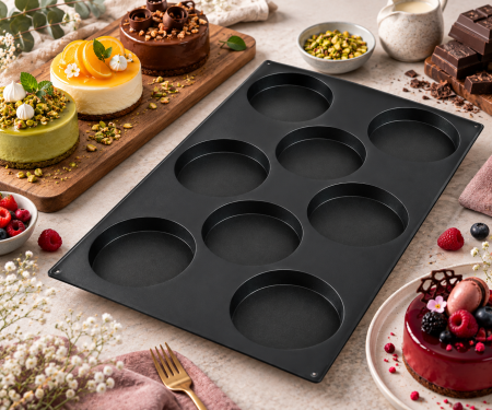 Forma silicon "SPONGE CAKE"  60X40 CM - 8 alveole