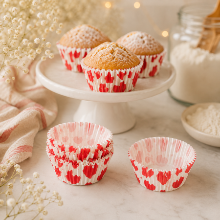Totul pentru Cofetarie, Patiserie,Pizza - Forme briose hartie 200 buc