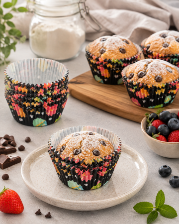 Totul pentru Cofetarie, Patiserie,Pizza - Forme briose hartie 200 buc