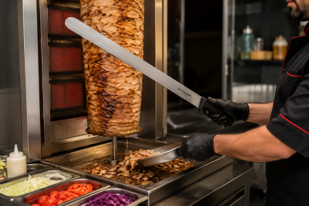 Ustensile, Accesorii Cofetarie, Patiserie - Cutit Kebab 55 cm - 260360