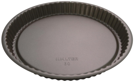Totul pentru Cofetarie, Patiserie,Pizza - Tava pentru tarta cu fructe, cu margine striata WALTER -1.70 l