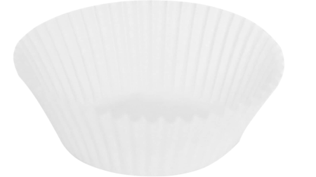 Totul pentru Cofetarie, Patiserie,Pizza - Forme Pentru Briose- h 45 mm ALB - Set 1000 bucati