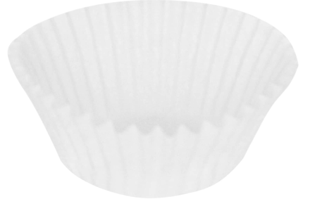 Totul pentru Cofetarie, Patiserie,Pizza - Forme Pentru Briose- h 21 mm ALB - Set 1000 bucati