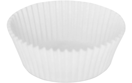 Totul pentru Cofetarie, Patiserie,Pizza - Forme Pentru Briose- h 25 mm ALB - Set 1000 bucati