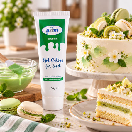 Totul pentru Cofetarie, Patiserie,Pizza - Gel colorant comestibil verde